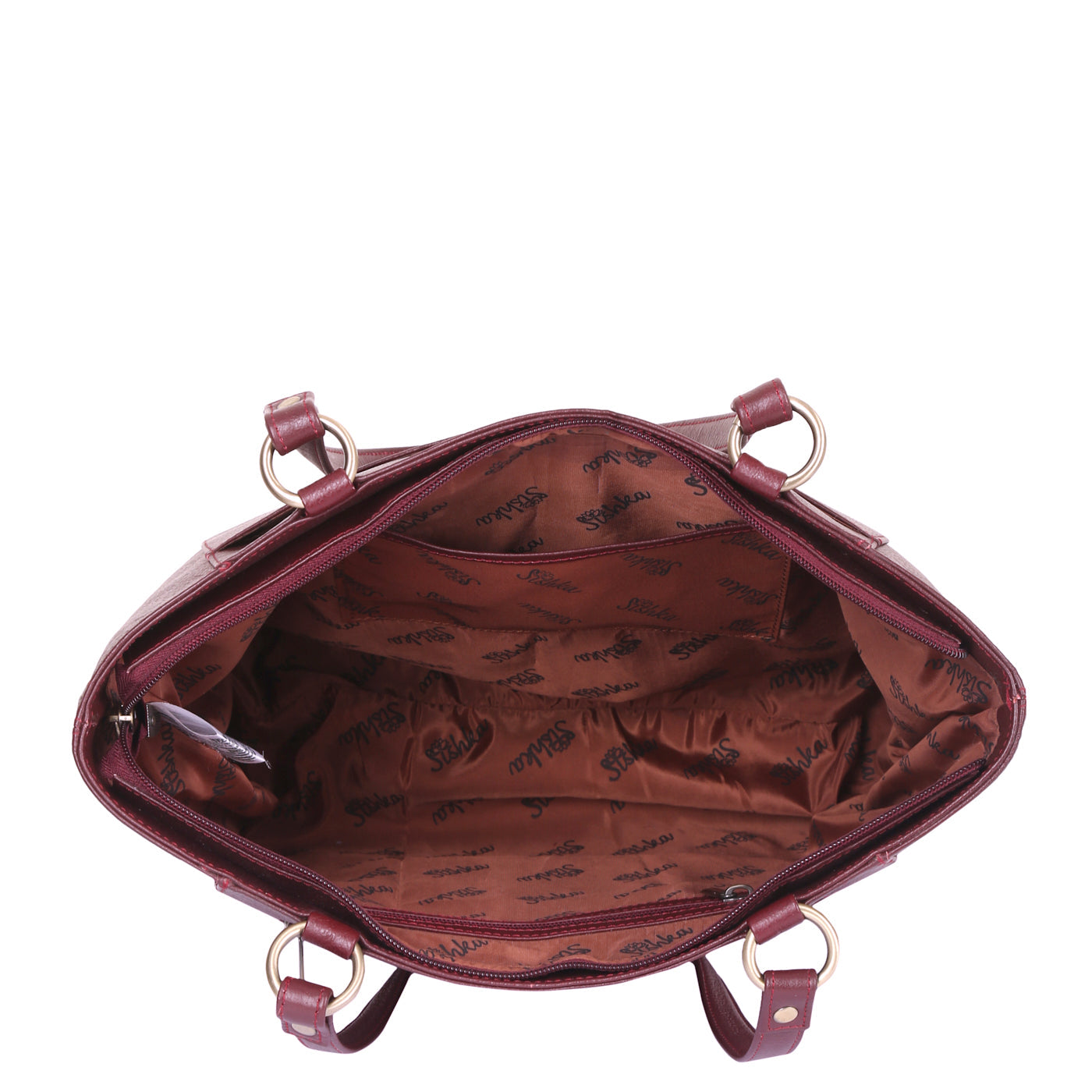 Cherry Red Genuine Leather Tote Shoulder Bag Wholesale for Women | Daily Use