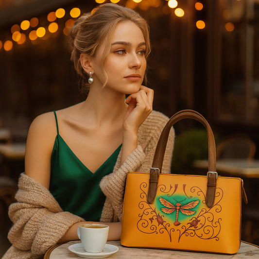 Tote Bag for Ladies'– Stylish Women's Printed Leather Shoulder, Handbag & Top Handle Purse – Travel, Work & Daily Use