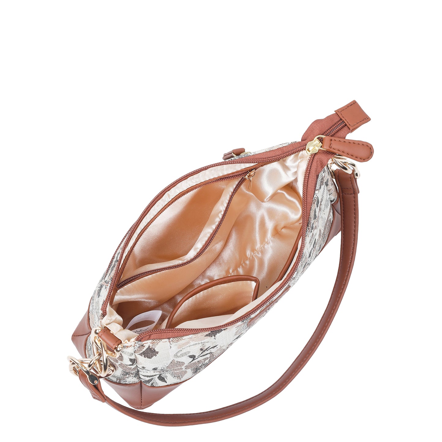 Wholesale Abstract Tapestry Shoulder Bag for Women – Modern Tote Sling Purse with vegan leather Handle