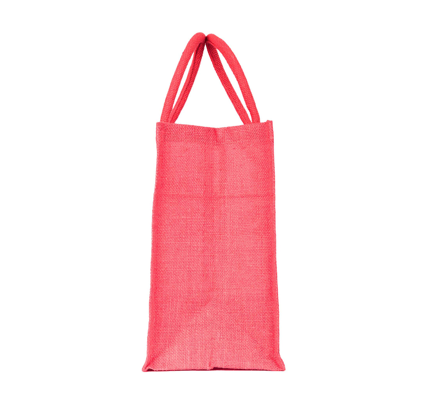 Reusable Jute Bags – Coloured Shopping, Weddings, Beach, DIY, Promotional, Gifting Bag (Set of 4)