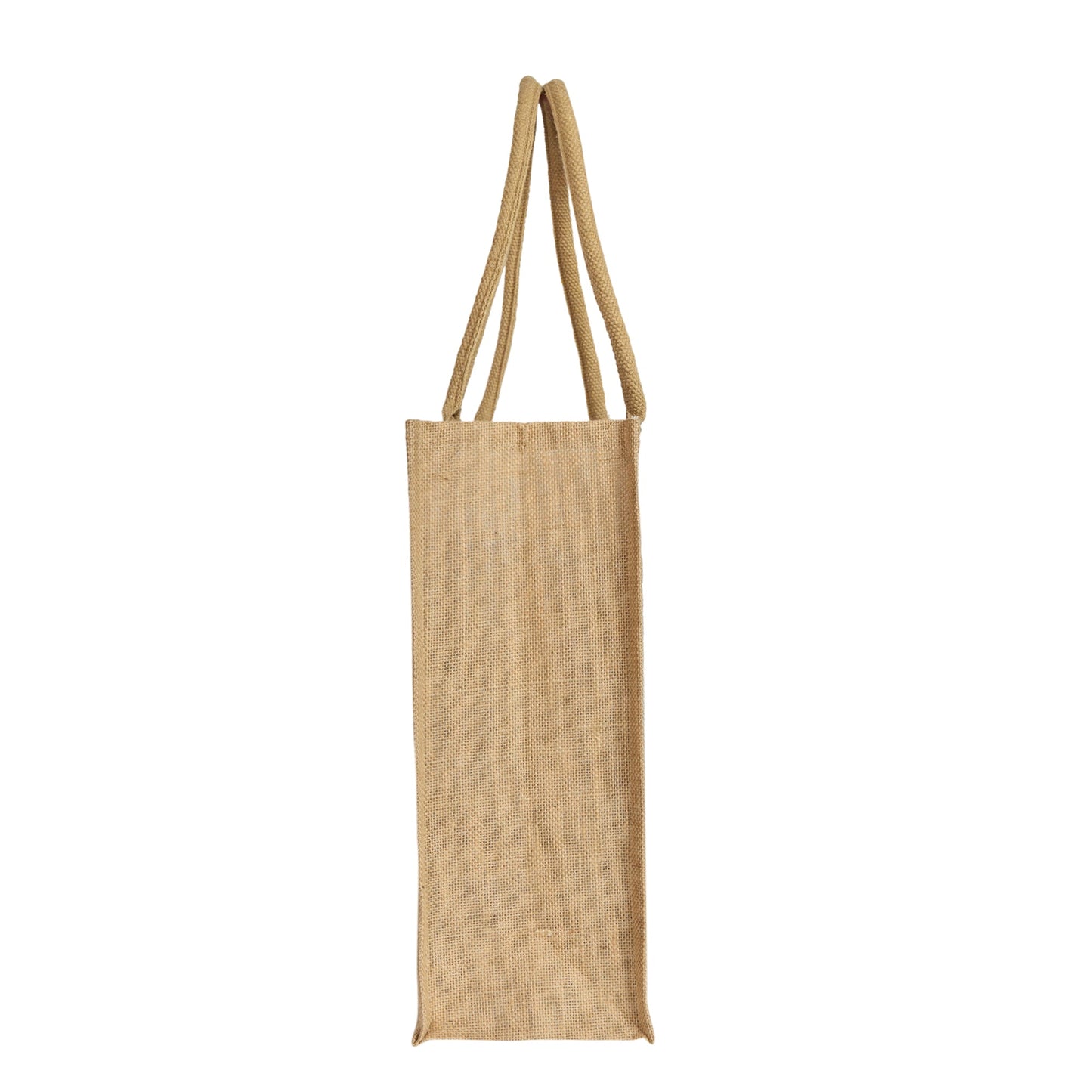 Premium Natural Reusable Jute Shopping Tote Bag - Groceries, Gifting, Travel, Christmas & Beach Trips.