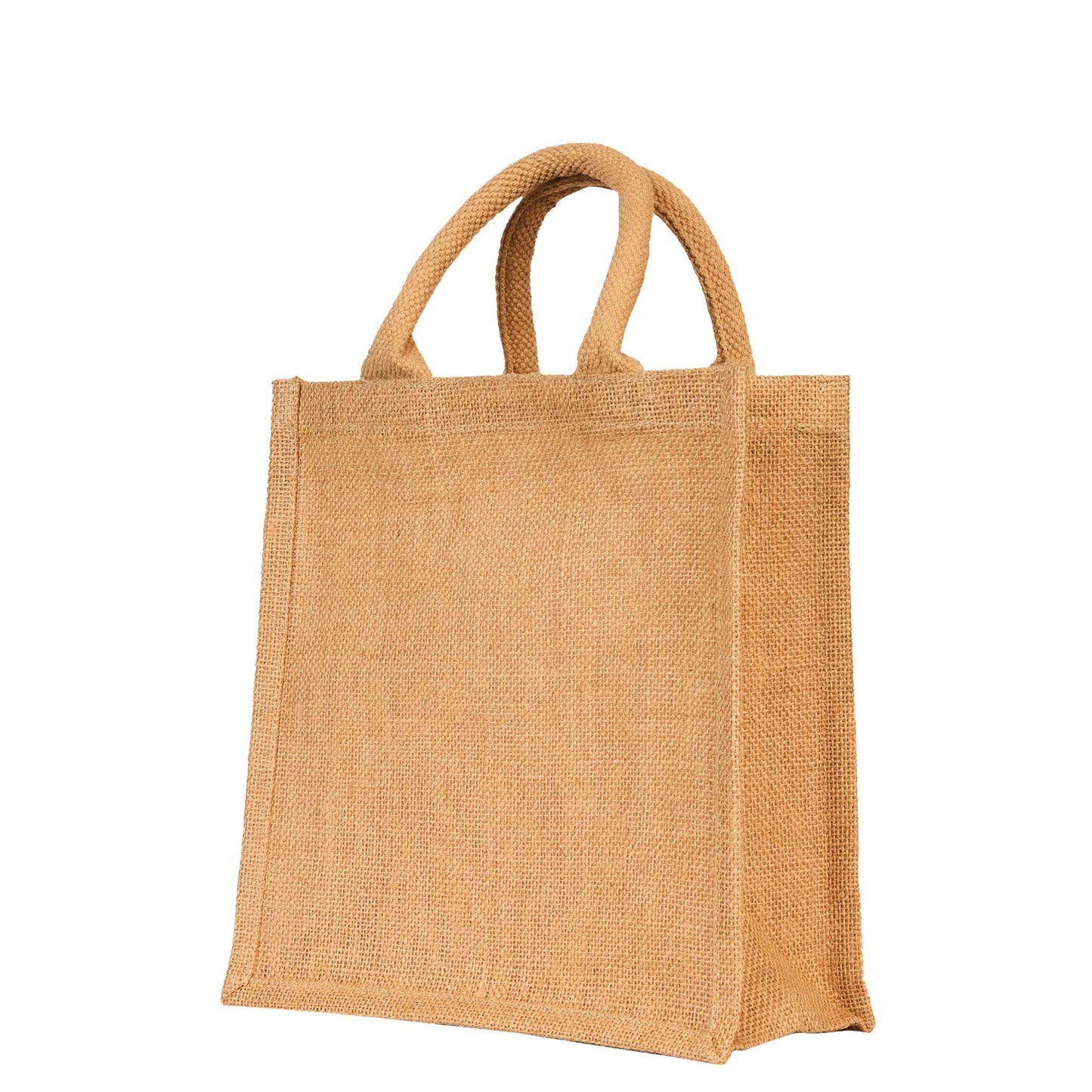 Jute Tote Bags – Reusable Eco-Friendly Burlap Bags for Gifts, Grocery, Party Favors, Beach & Daily Use (Packs of 8)