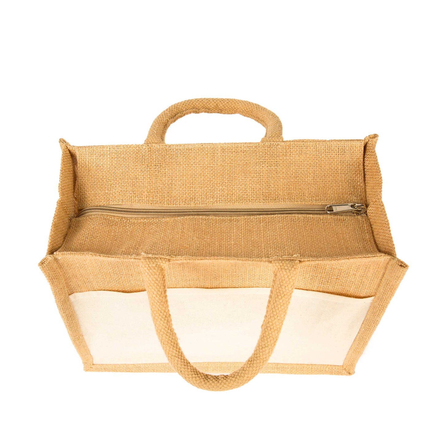 Reusable Jute Tote Bags – Wholesale Durable Totes Bag for Shopping, Beach, Gifts, DIY Crafts, Travel & Wedding (Packs of 8)