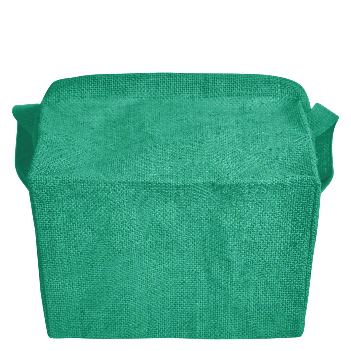 Jute Storage Baskets – Rectangular Organizer Bins with Handles – Mini Hampers for Small Clothes, Toys & Shoes (Set of 4)