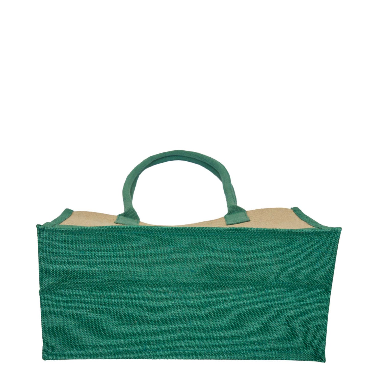 Jute Tote Bags – Red, Pink, Green & Orange – Reusable Burlap Bags for Shopping & Everyday Use (Set of 4)