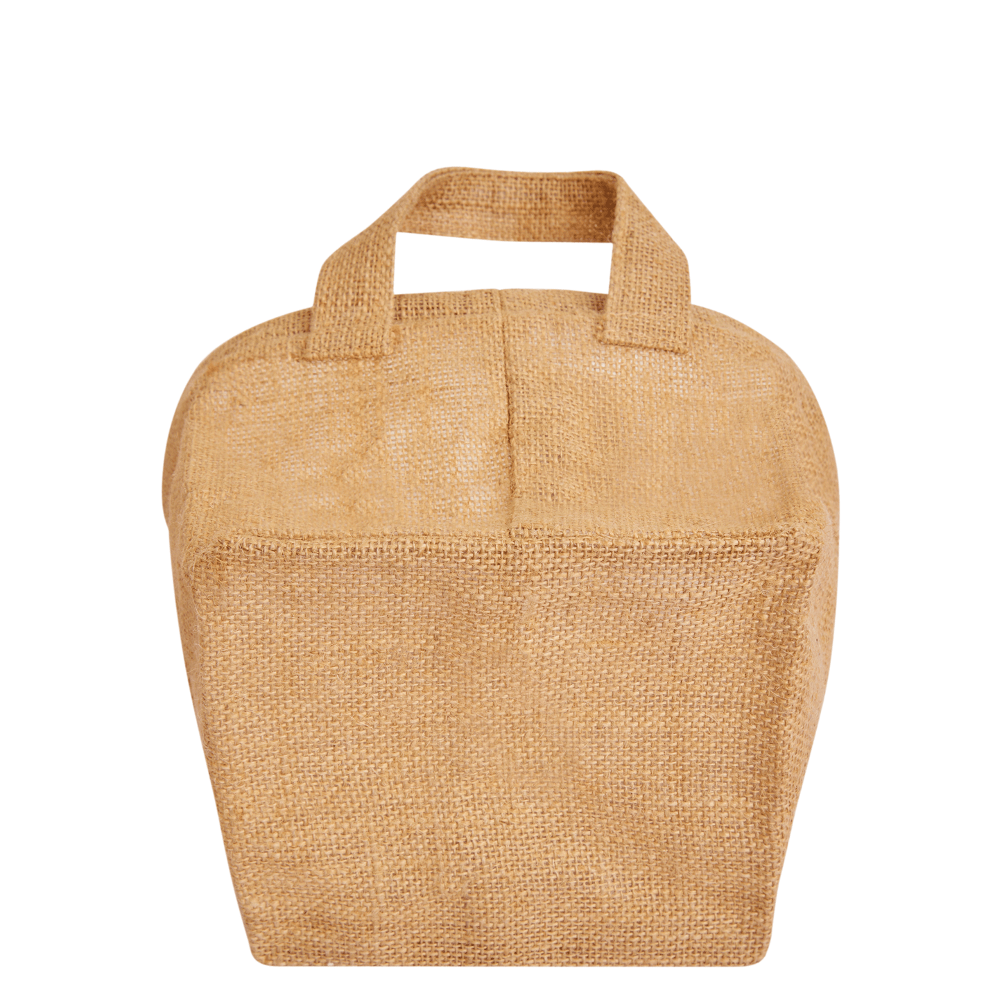 Beige Jute Storage Baskets –Laundry Storage Basket with Handles for Living Room, Bedroom – Organizer Bins for Toys, Books (Packs of 8)