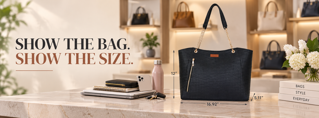 How to Photograph Handbags So Online Shoppers Understand Size and Shape