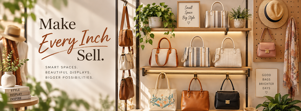 How to Create a Small-Boutique Handbag Display with Limited Wall Space