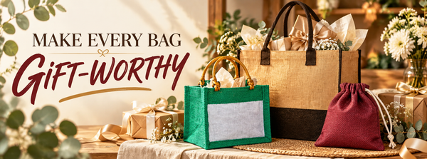 How Retailers Can Turn Simple Jute Bags into Attractive Gift and Shopping Bags