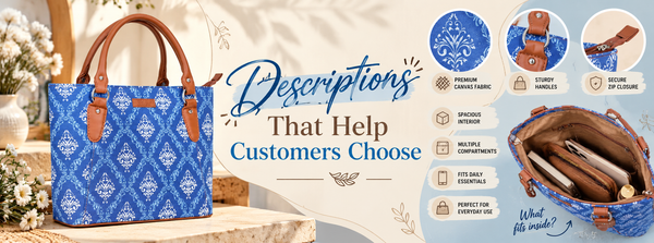 How to Write Handbag Product Descriptions That Answer Customer Questions
