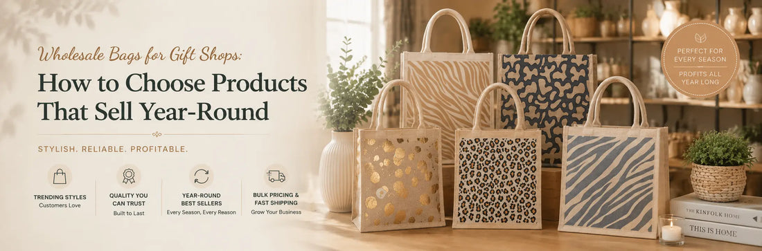 Wholesale Bags for Gift Shops: How to Choose Products That Sell Year-Round
