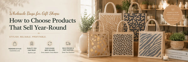 Wholesale Bags for Gift Shops: How to Choose Products That Sell Year-Round