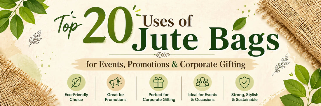 Top 20 Uses of Jute Bags for Events, Promotions & Corporate Gifting