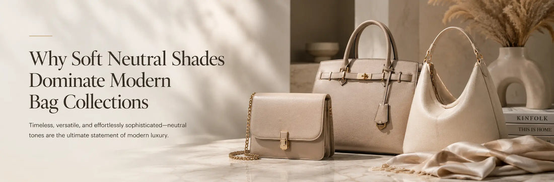 Why Soft Neutral Shades Dominate Modern Bag Collections