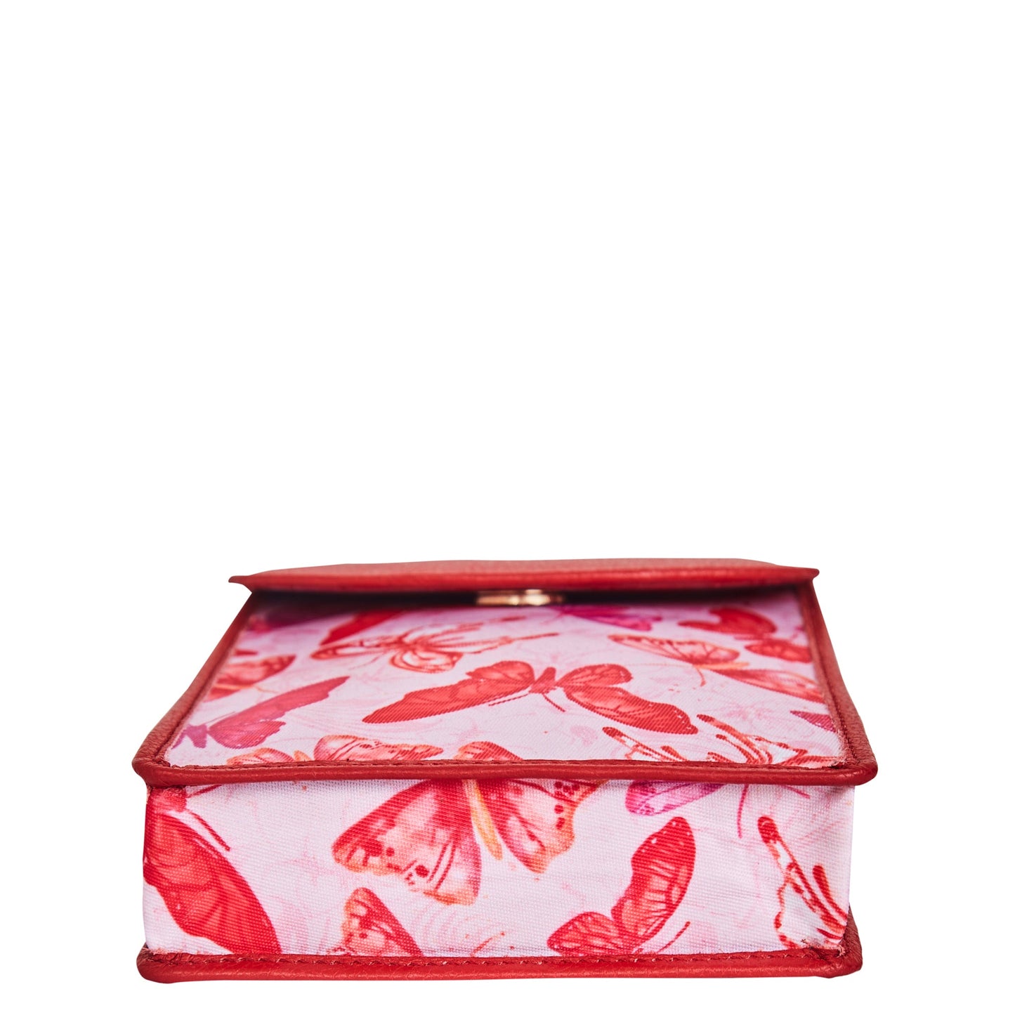 Butterfly Cell Phone Crossbody Wallet for Women’s Unique Leather Style