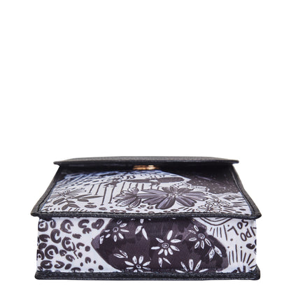 Cell Phone Crossbody Wallet for Women with Leather Details