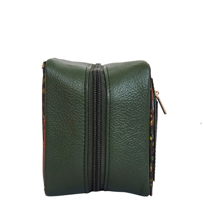 Coastal Travel jewellery Organizer for Women with Leather Details