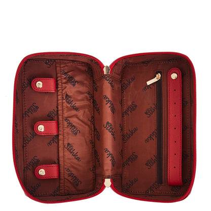 Butterfly Travel  jewellery Organizer with Stylish Leather Details for Women