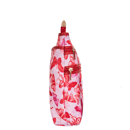 Women Butterfly Crossbody Bag - Fabric with Leather Trim For Wholesale