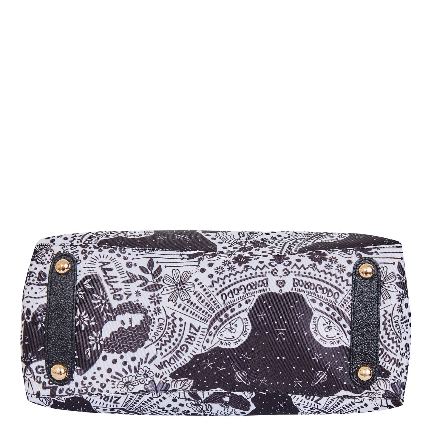 Monochrome Leather  Multi-Compartment Satchel with for Women