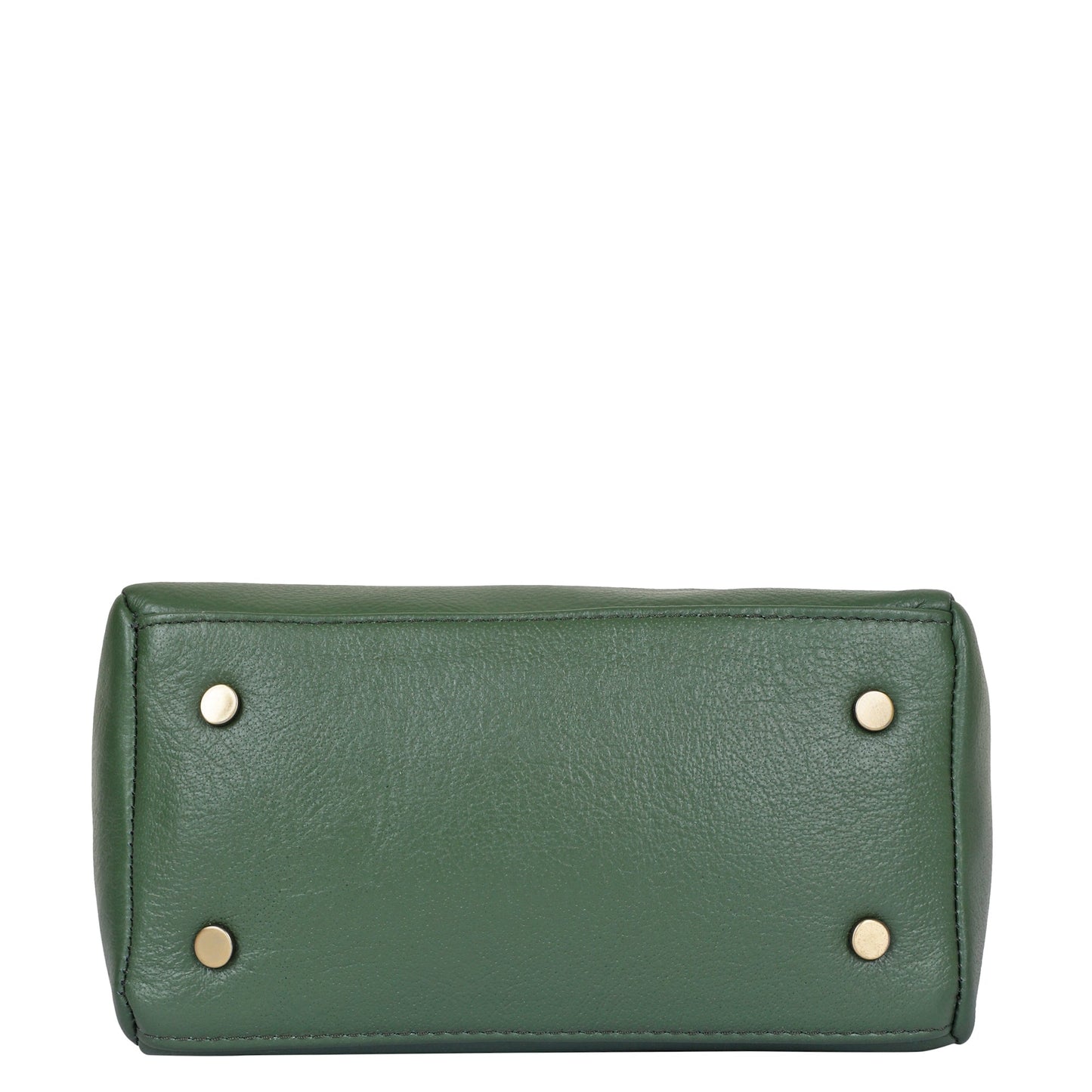 Women Olive Genuine Leather Crossbody Handbag – Premium Shoulder Bag