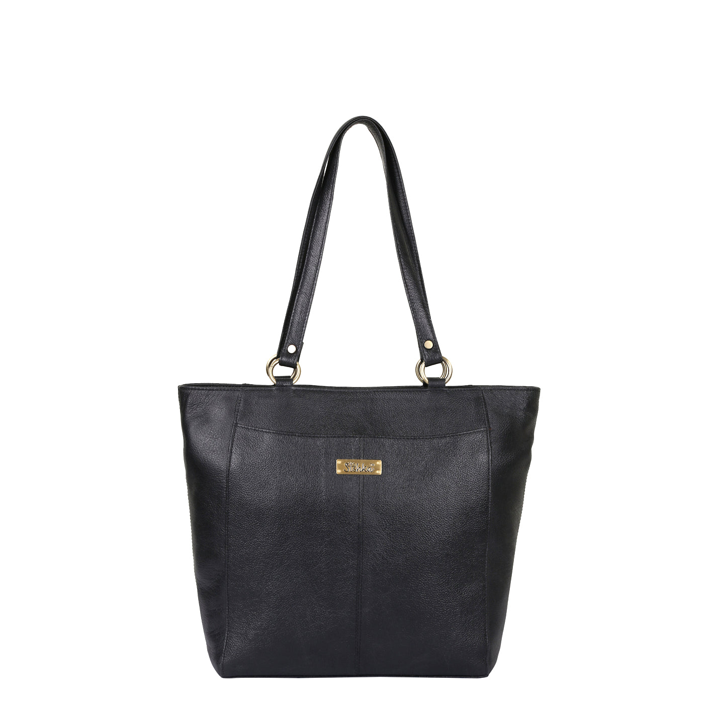 Black Genuine Leather Tote Shoulder Bag Wholesale for Women | Daily Use