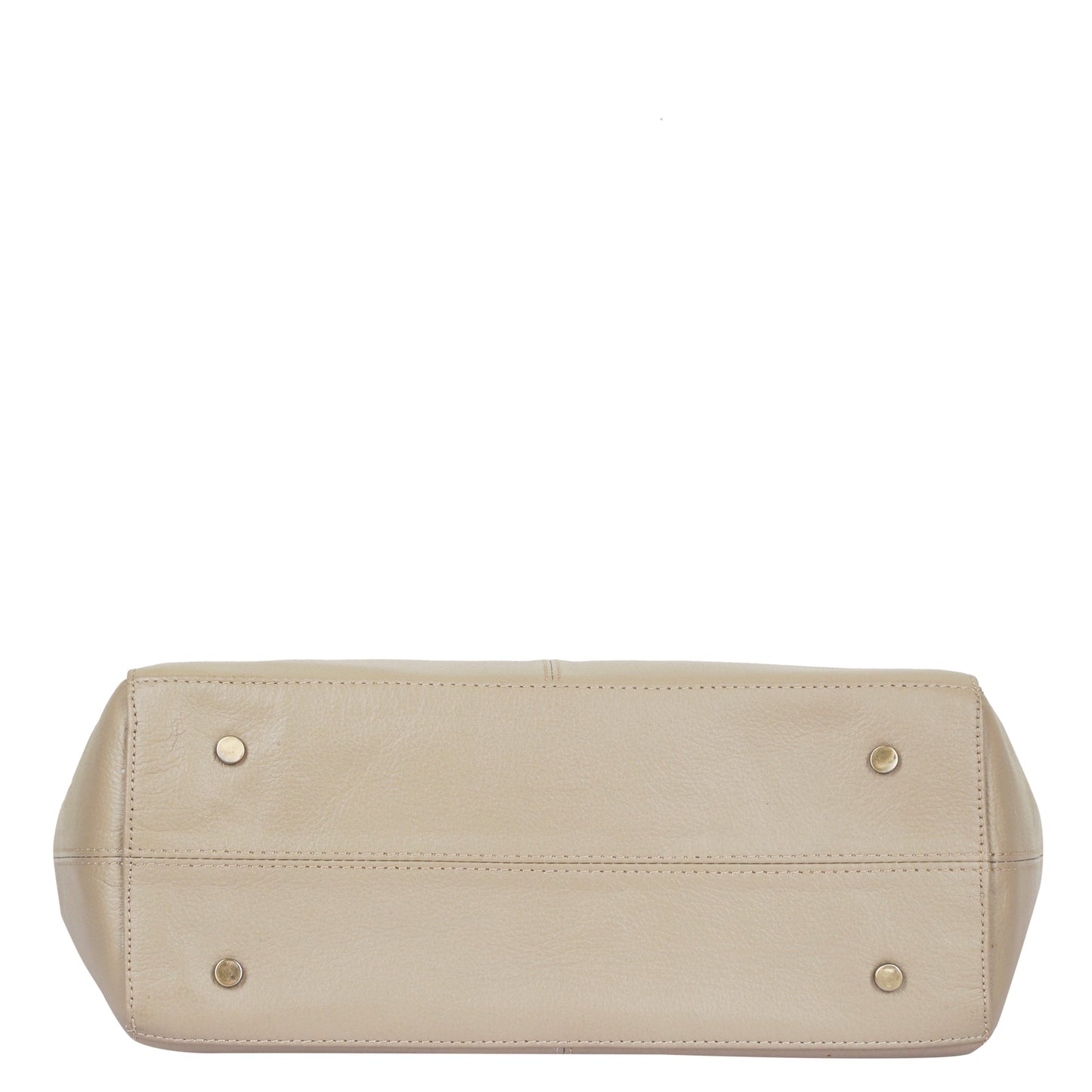 Taupe Genuine Leather Tote Shoulder Bag Wholesale for Women