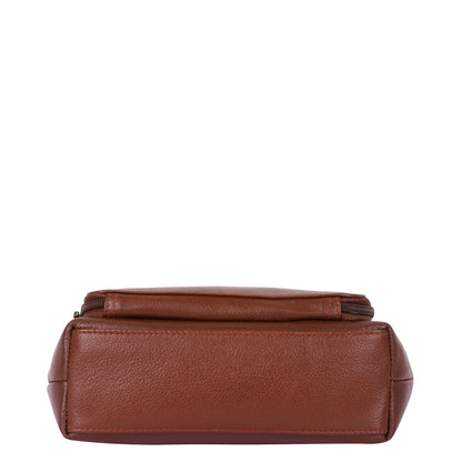 Brown Genuine Leather Shoulder handbag Wholesale for Women – Tote with Front Pocket