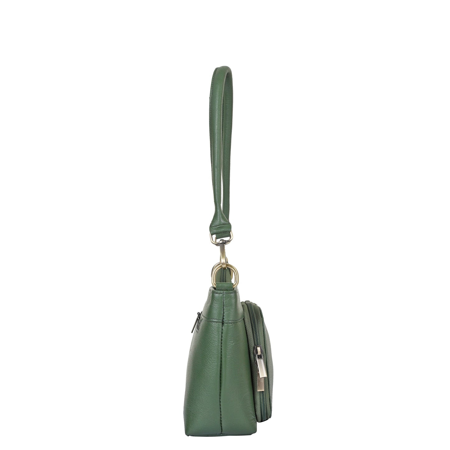 Olive Genuine Leather Shoulder handbag Wholesale for Women – Tote with Front Pocket