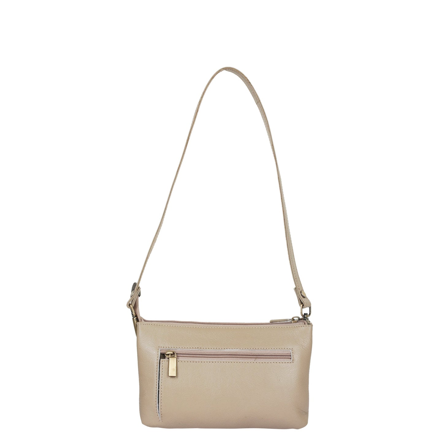 Genuine Leather Crossbody Organizer Bag for Women – Stylish Shoulder Handbag