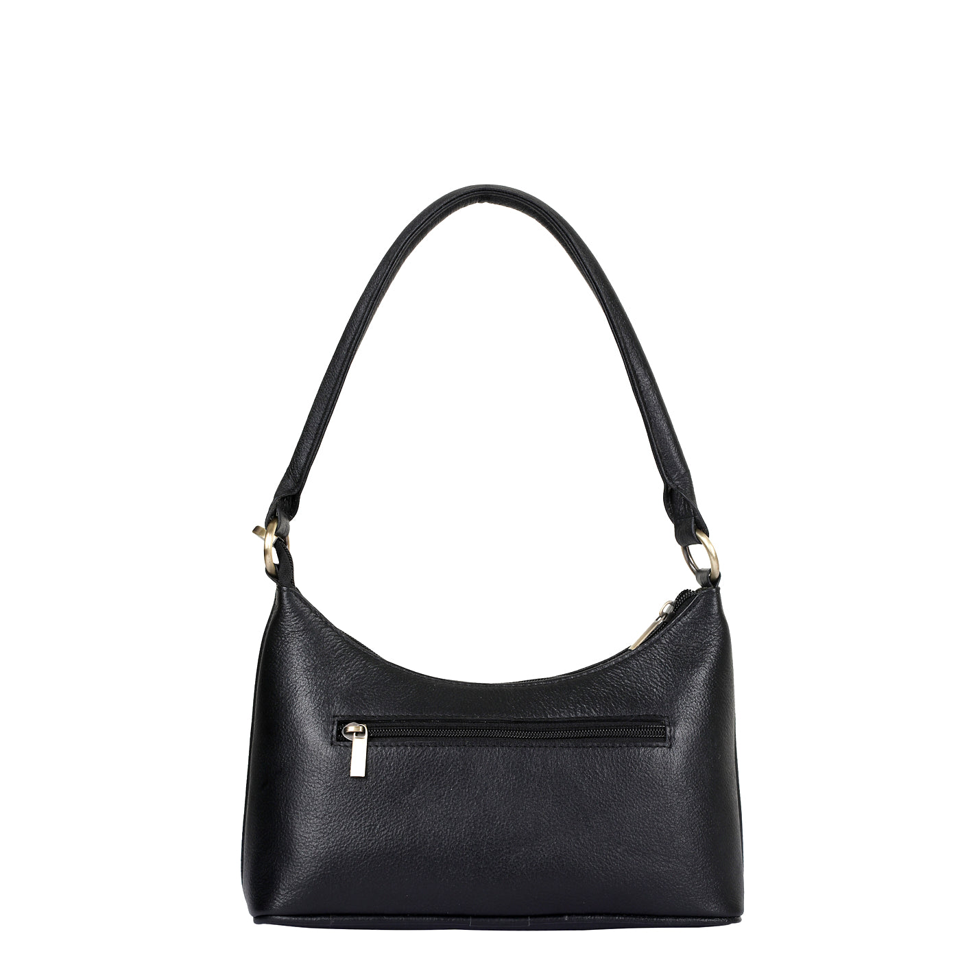 Black Genuine Leather Hobo Shoulder Handbags Wholesale for Women  – Everyday Use