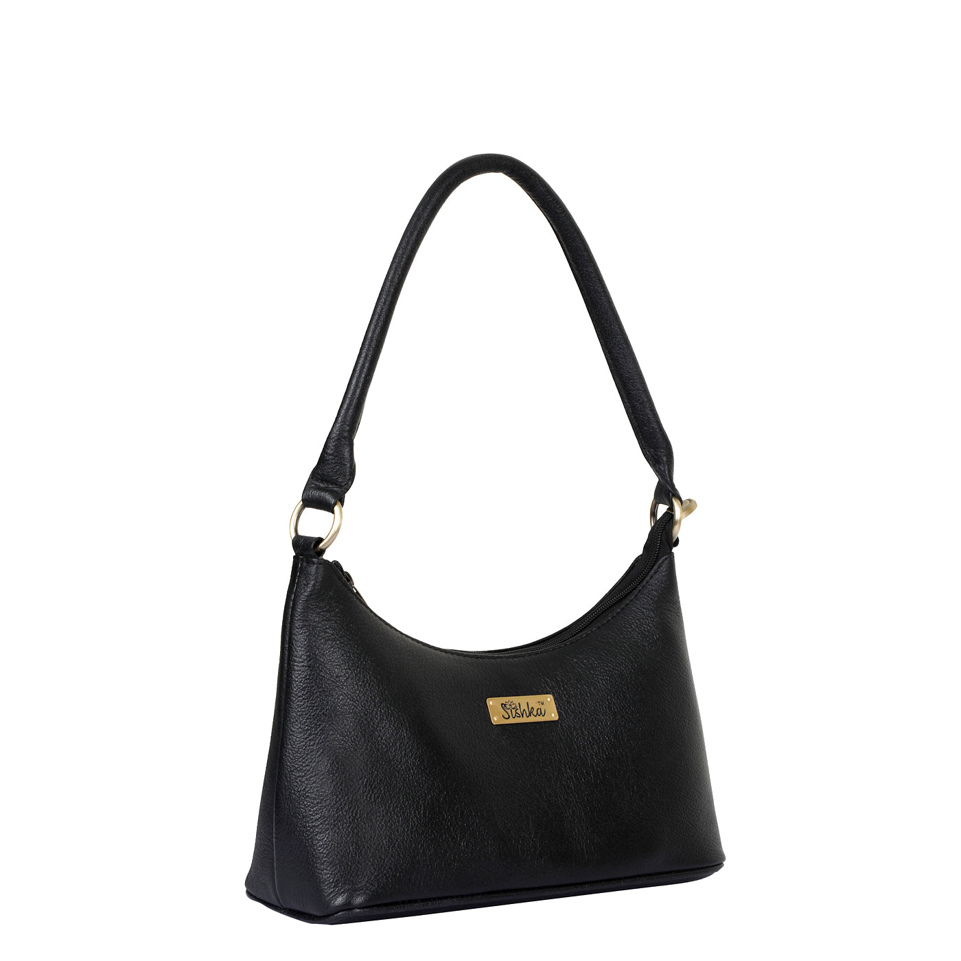 Black Genuine Leather Hobo Shoulder Handbags Wholesale for Women  – Everyday Use