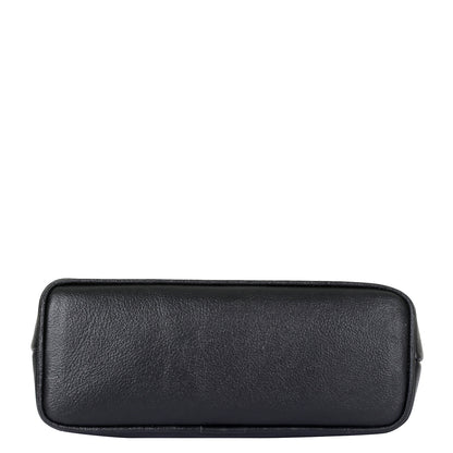 Black Genuine Leather Hobo Shoulder Handbags Wholesale for Women  – Everyday Use