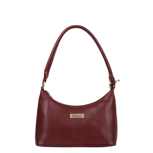 Sishka  Genuine Leather Hobo bag – Fashionable Tote Shoulder Bag, Soft Leather Satchel, Versatile Crossbody Handbag for Women- Cherry Red