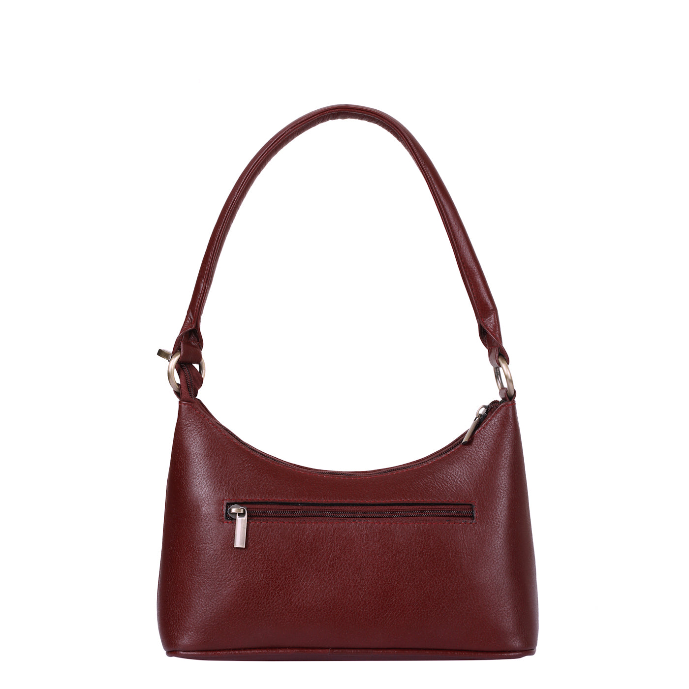 Cherry Red Genuine Leather Hobo Shoulder Handbags Wholesale for Women  – Everyday Use