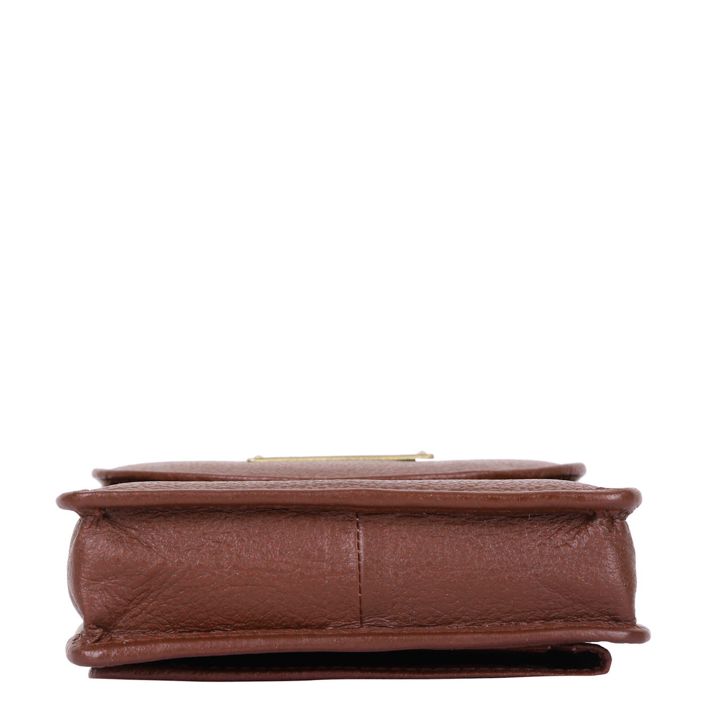 Brown Genuine Leather Mobile Crossbody Bag – Women’s Phone Purse