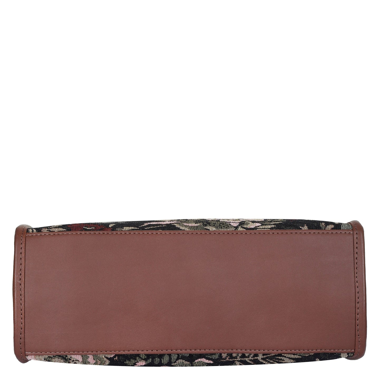 Women’s Vintage Tapestry Satchel Bag – Leather-Trimmed Crossbody, Hand & Shoulder Purse