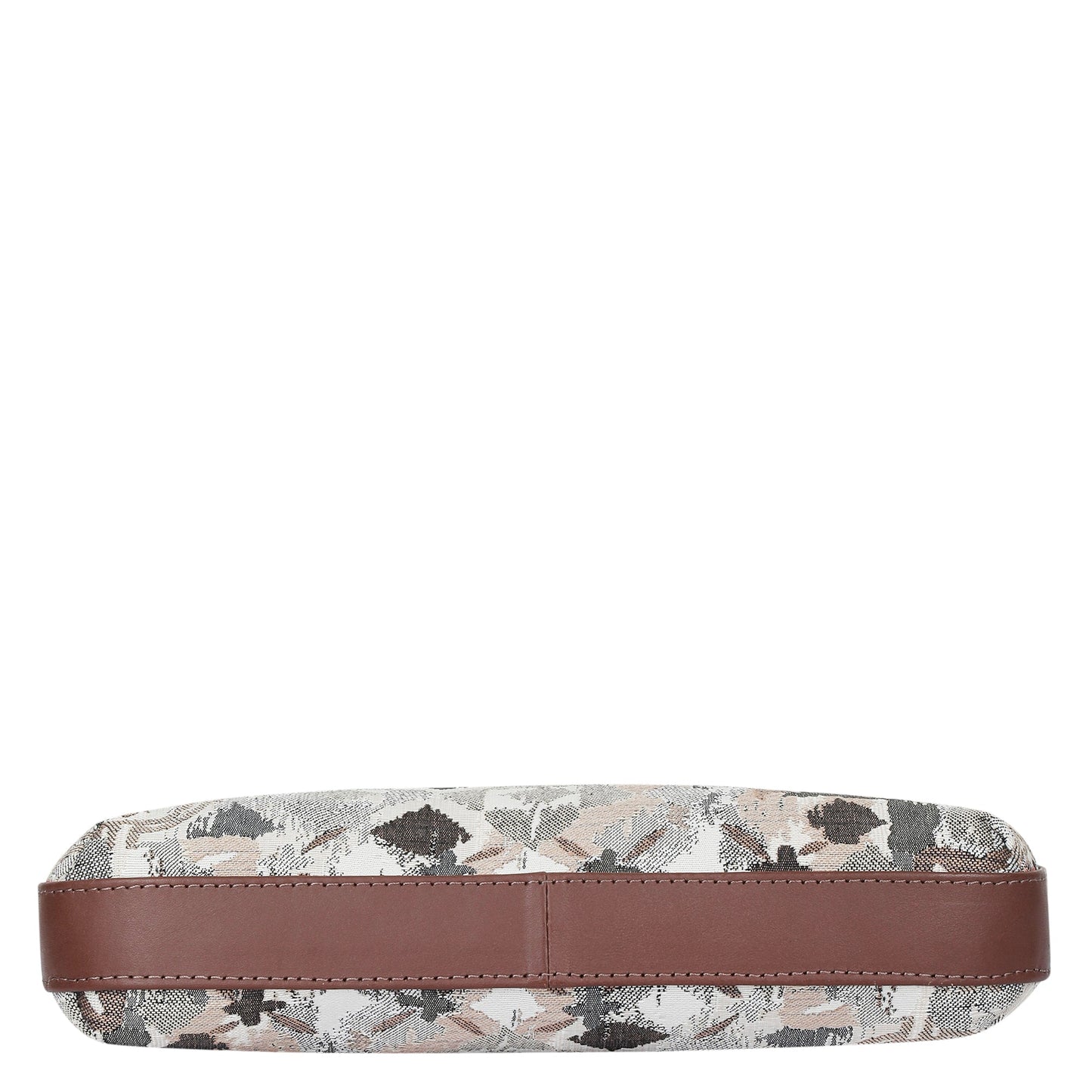 Abstract Pattern Tapestry Hobo Bag For Women| Elegant Leather Shoulder & Satchel Purse with Leather Strap for Work & Travel