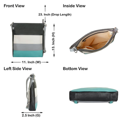 Women's Genuine Leather Backpack, Ladies Daypack for Travel, Work, Gifting