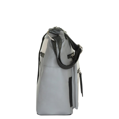 Genuine Leather Women’s Crossbody Bag – Wholesale Grey Sling Bag– Shoulder Bag for Work, Shopping & Casual