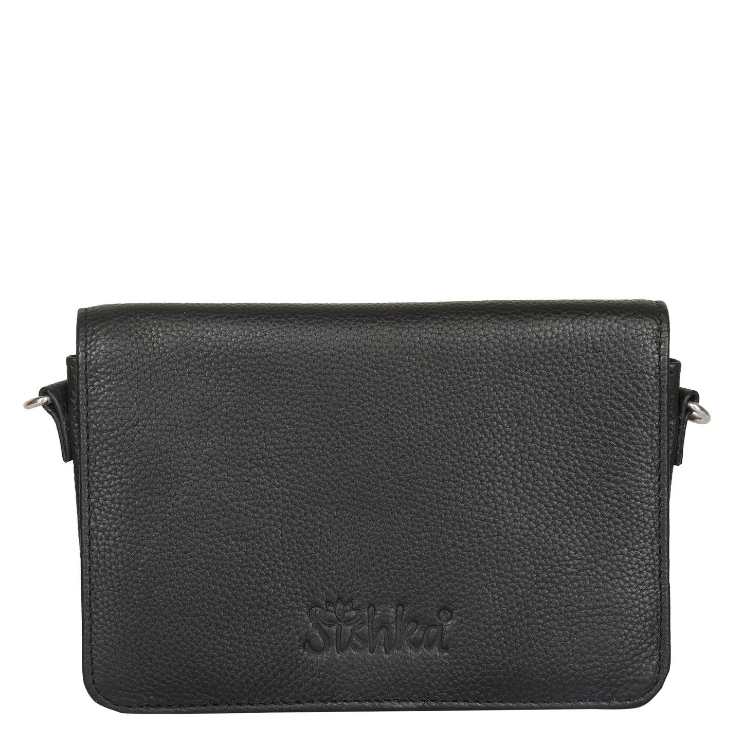 Genuine Leather Black Crossbody Shoulder Bag for Men & Women – Wholesale Sling Messenger Bag for Work & Daily Use