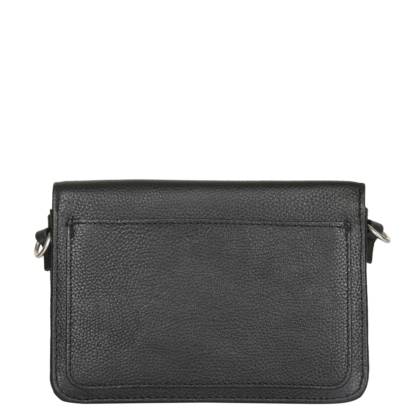 Genuine Leather Black Crossbody Shoulder Bag for Men & Women – Wholesale Sling Messenger Bag for Work & Daily Use