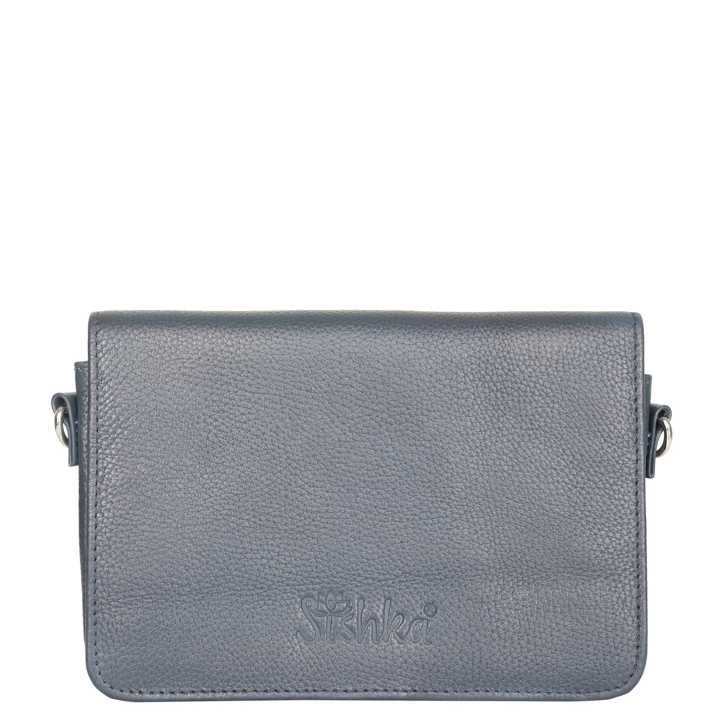 Genuine Leather Navy Blue Crossbody Shoulder Bag for Men & Women – Wholesale Sling Messenger Bag for Travel & Daily Use