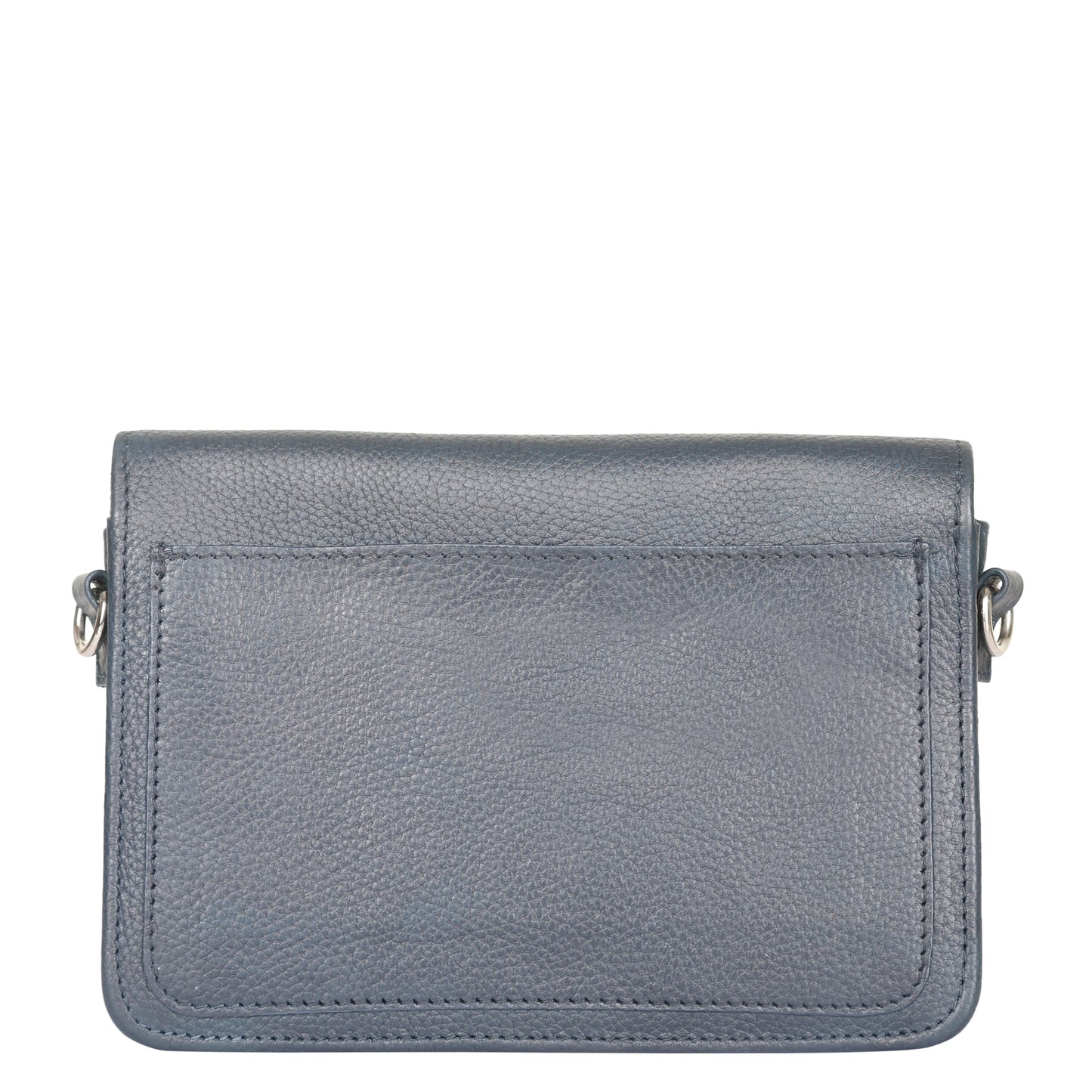 Genuine Leather Navy Blue Crossbody Shoulder Bag for Men & Women – Wholesale Sling Messenger Bag for Travel & Daily Use