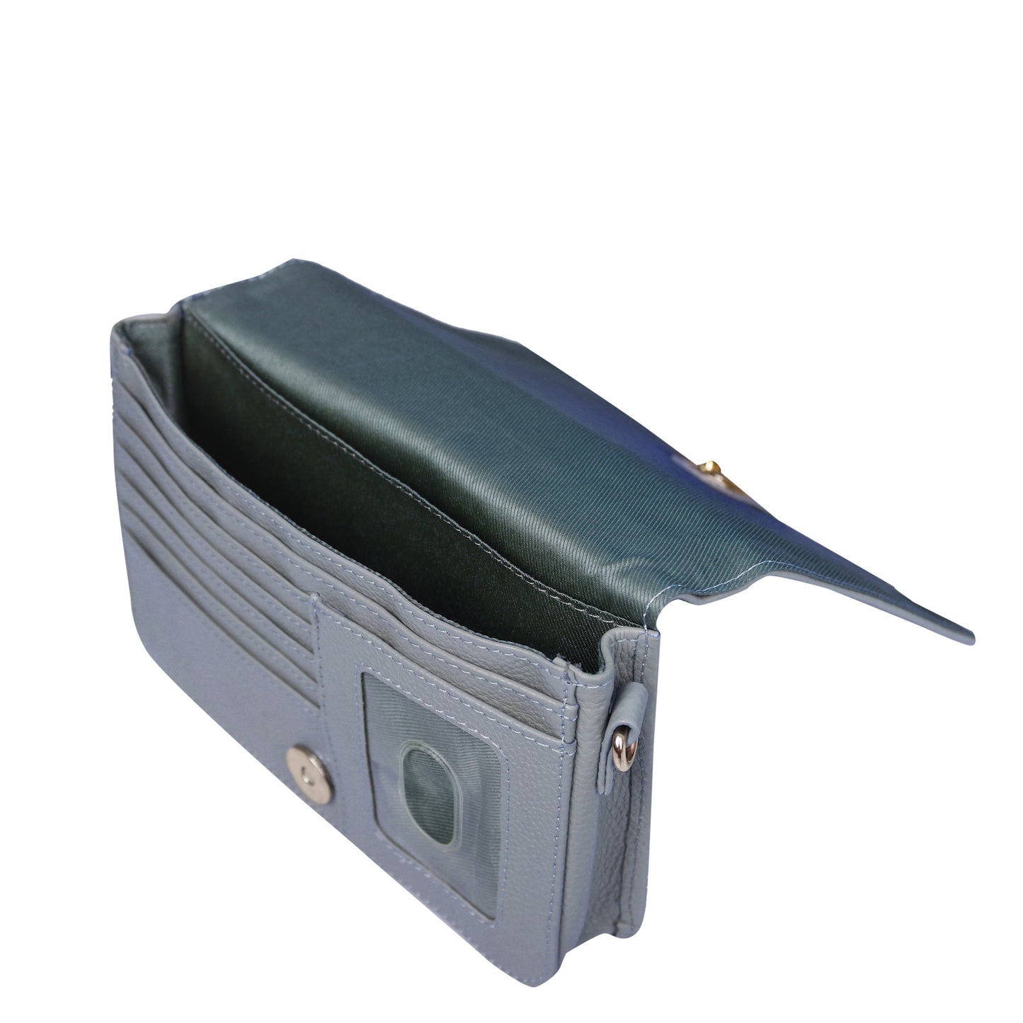 Genuine Leather Navy Blue Crossbody Shoulder Bag for Men & Women – Wholesale Sling Messenger Bag for Travel & Daily Use