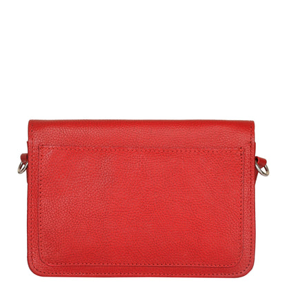 Wholesale Genuine Leather Red Crossbody Shoulder Bag for Men & Women – Sling Messenger Bag for Work & Travel