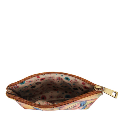 Butterfly Bliss Hand-Painted Coin Pouch