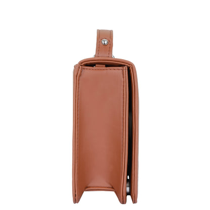 Handcrafted Mandala Print Crossbody Sling Bag – Women’s Fabric Purse with Chain Strap