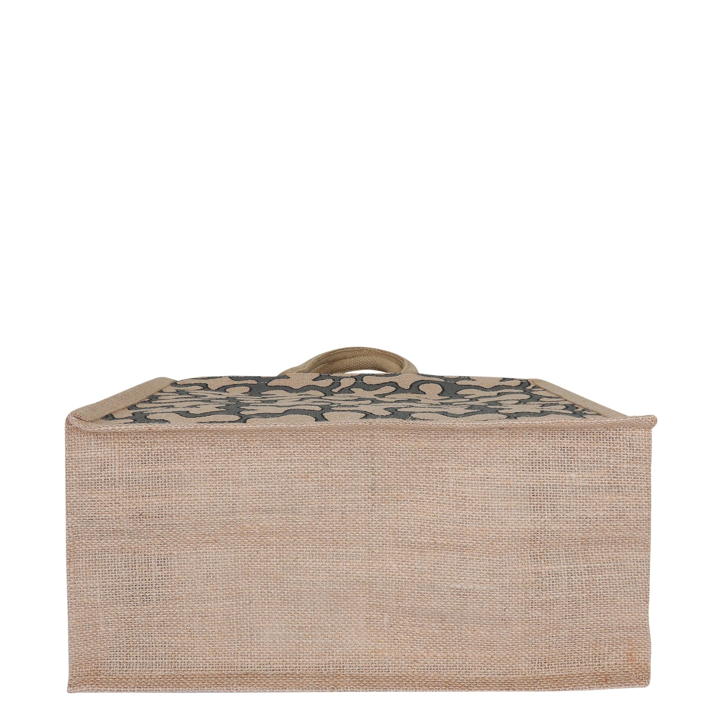 Printed Natural Jute Tote Bag – Eco-Friendly Reusable Bag for Shopping, Grocery, Travel, Beach, Gifting and Daily Use