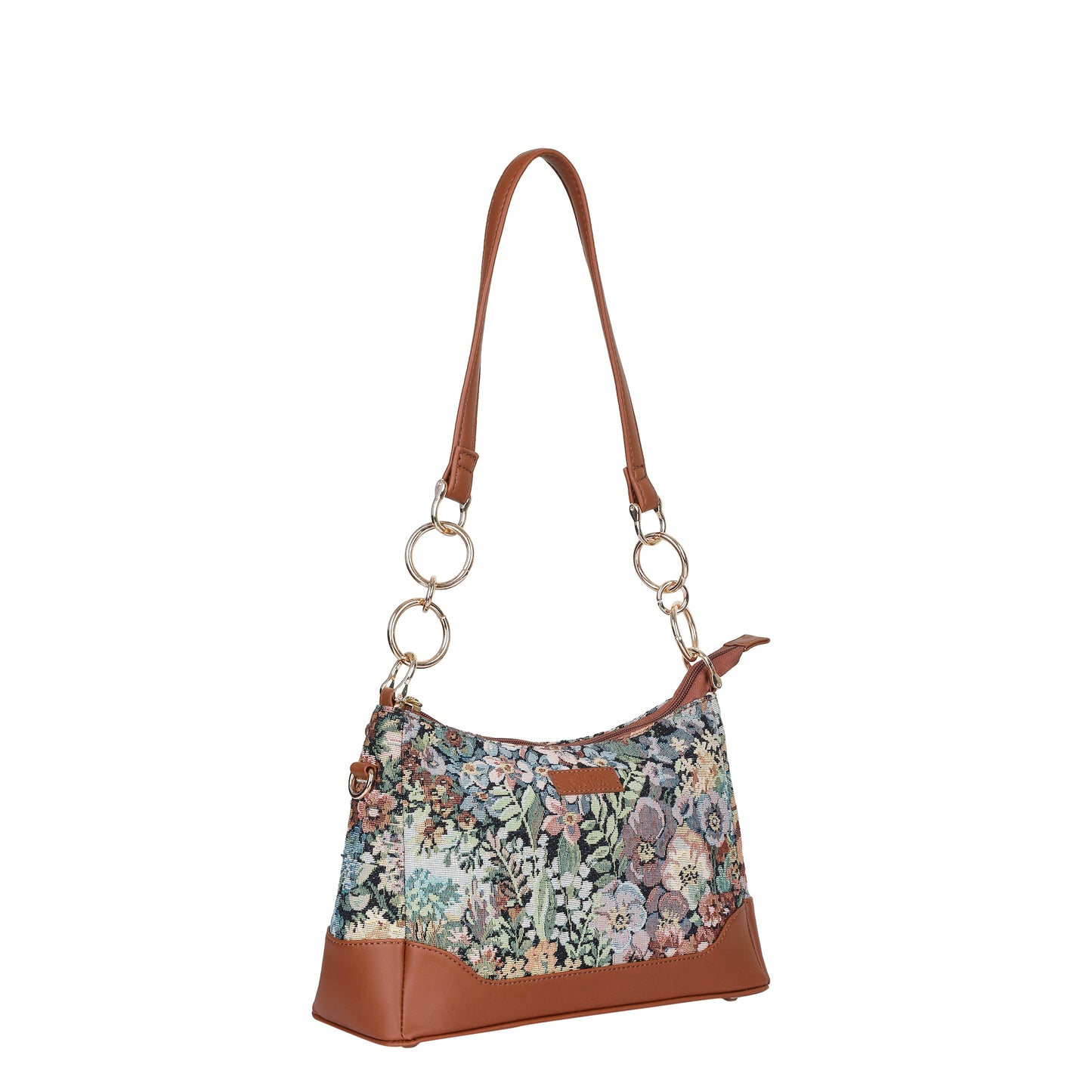 Wholesale Botanical Tapestry Shoulder Bag for Women – Vegan Leather ‑ Trimmed Tote, Sling Purse & Satchel